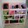 Here's the sex toy organizer.  From top to bottom, left to right: soft bondage, vaginal sex toys, anal toys, misc drawer, cock toys, massagers, restraints, gags, leashes, rope, impact play toys (floggers, viper's tongue, etc..), manacles and hand cuffs.