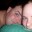 Master and me, when we first met - snuggled up in bed for a picture. :)