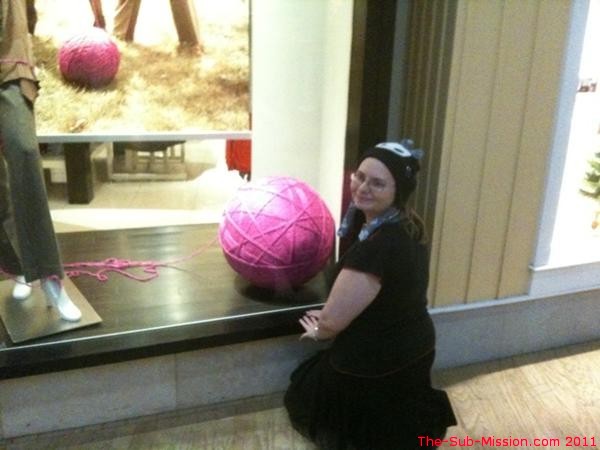 Kitty and Giant Yarn Ball