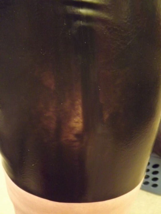 Latex Skirt "Thin Spot"